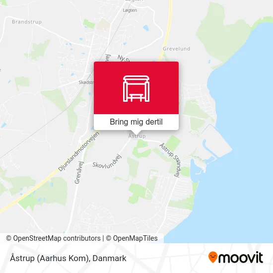 Åstrup (Aarhus Kom) kort