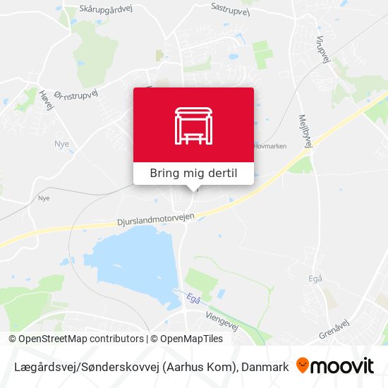 Lægårdsvej / Sønderskovvej (Aarhus Kom) kort