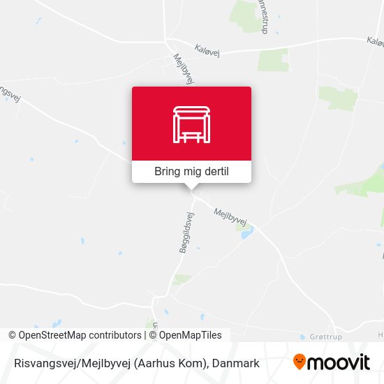 Risvangsvej / Mejlbyvej (Aarhus Kom) kort