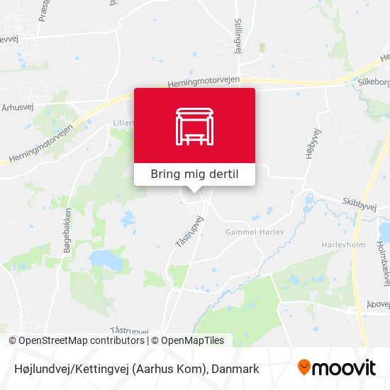 Højlundvej / Kettingvej (Aarhus Kom) kort