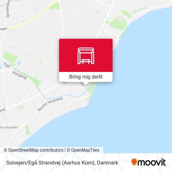 Solvejen / Egå Strandvej (Aarhus Kom) kort
