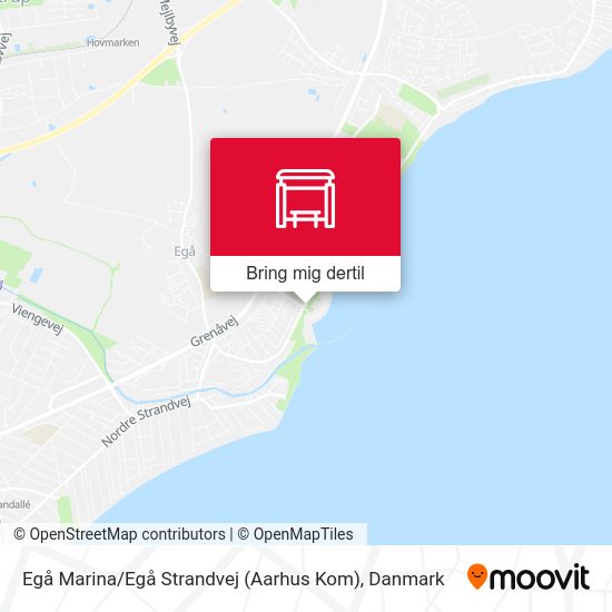 Egå Marina / Egå Strandvej (Aarhus Kom) kort