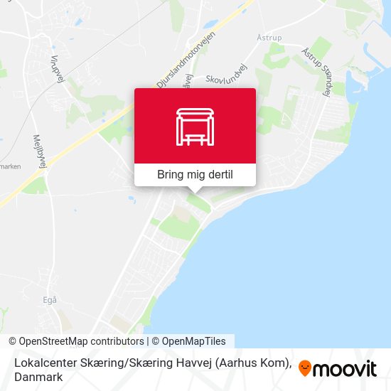 Lokalcenter Skæring / Skæring Havvej (Aarhus Kom) kort