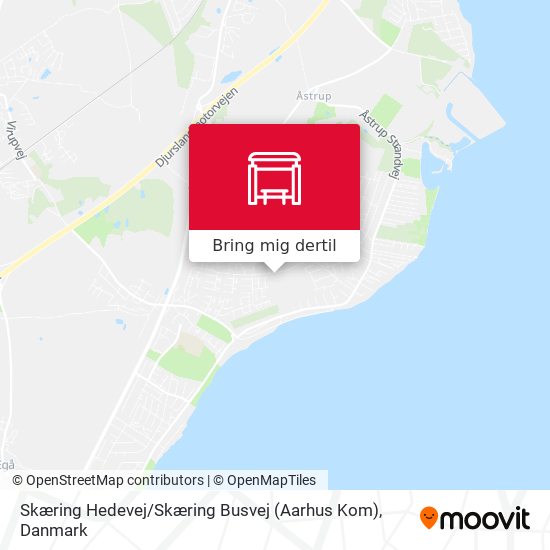 Skæring Hedevej / Skæring Busvej (Aarhus Kom) kort