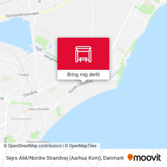 Sejrs Allé / Nordre Strandvej (Aarhus Kom) kort