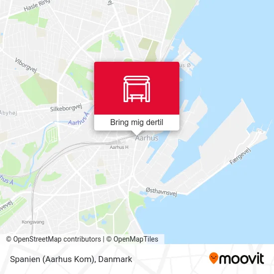 Spanien (Aarhus Kom) kort