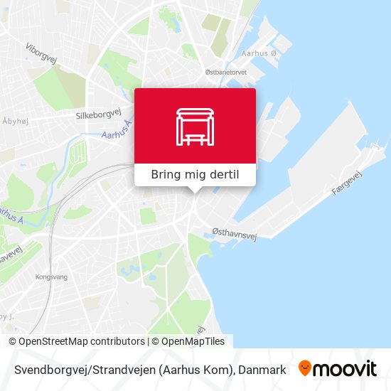 Svendborgvej / Strandvejen (Aarhus Kom) kort