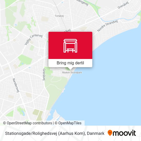 Stationsgade / Rolighedsvej (Aarhus Kom) kort
