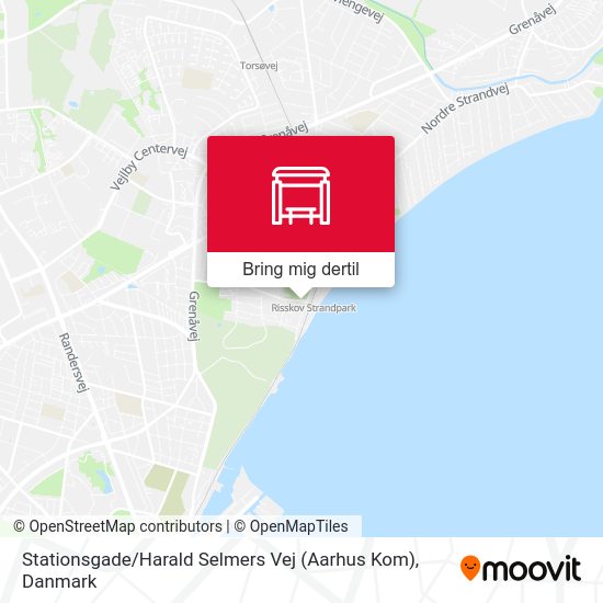 Stationsgade / Harald Selmers Vej (Aarhus Kom) kort