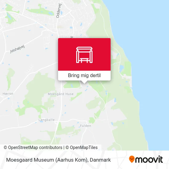 Moesgaard Museum (Aarhus Kom) kort