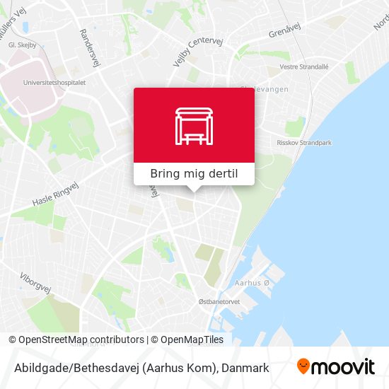 Abildgade / Bethesdavej (Aarhus Kom) kort