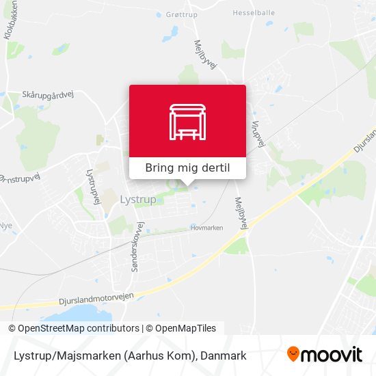 Lystrup / Majsmarken (Aarhus Kom) kort