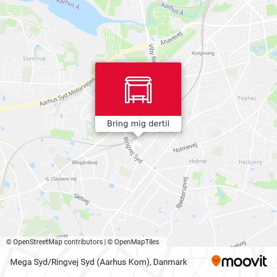 Mega Syd / Ringvej Syd (Aarhus Kom) kort