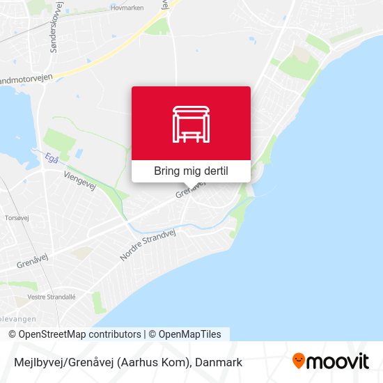 Mejlbyvej / Grenåvej (Aarhus Kom) kort