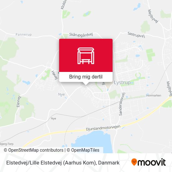 Elstedvej / Lille Elstedvej (Aarhus Kom) kort