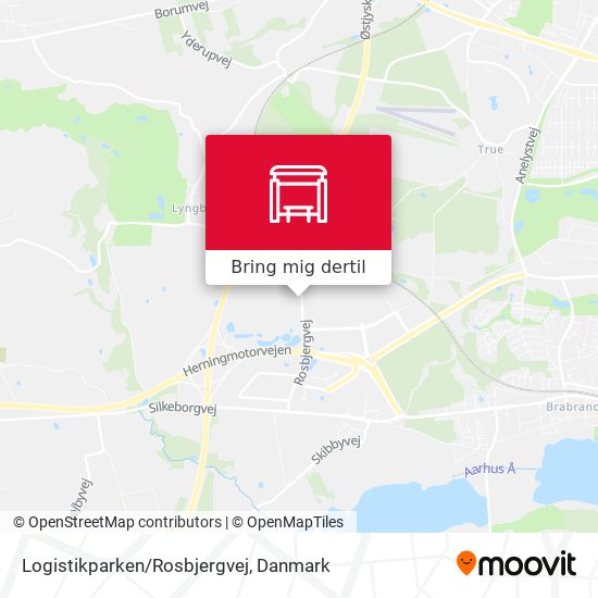Logistikparken/Rosbjergvej kort