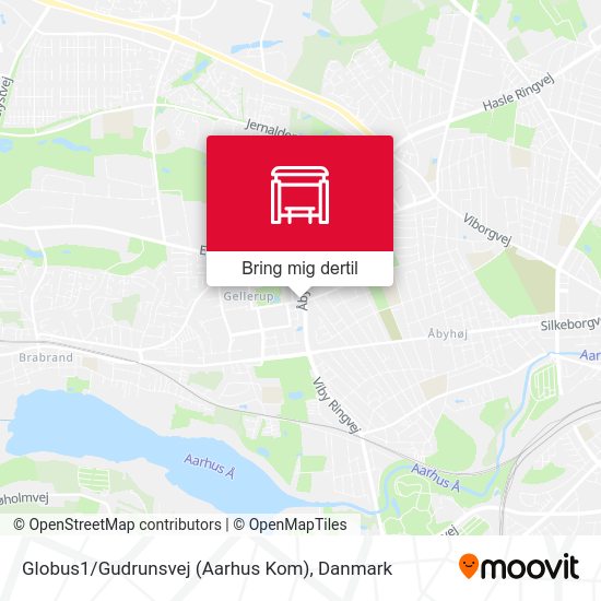 Globus1 / Gudrunsvej (Aarhus Kom) kort
