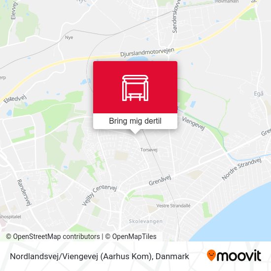 Nordlandsvej / Viengevej (Aarhus Kom) kort