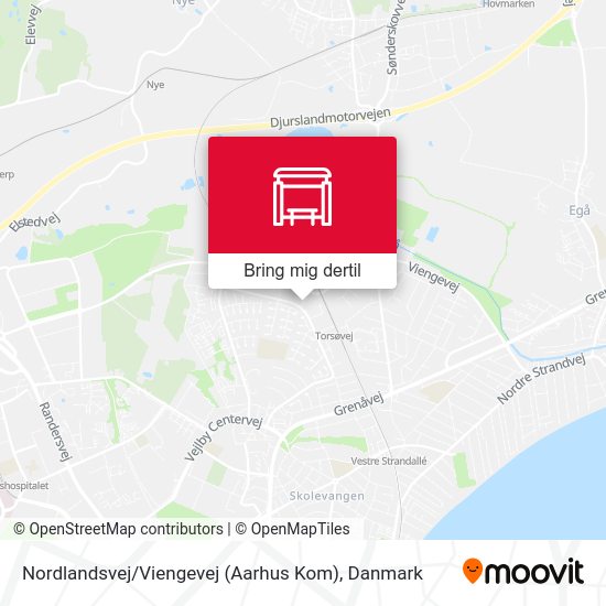 Nordlandsvej / Viengevej (Aarhus Kom) kort