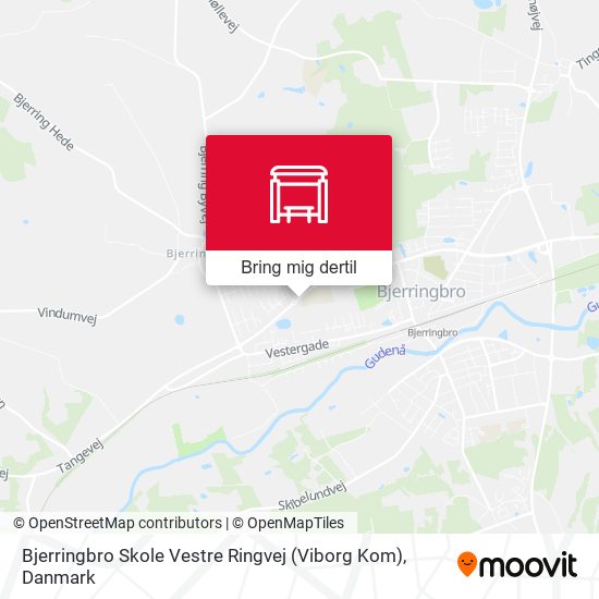 Bjerringbro Skole Vestre Ringvej (Viborg Kom) kort