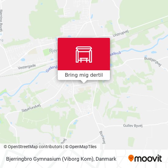 Bjerringbro Gymnasium (Viborg Kom) kort