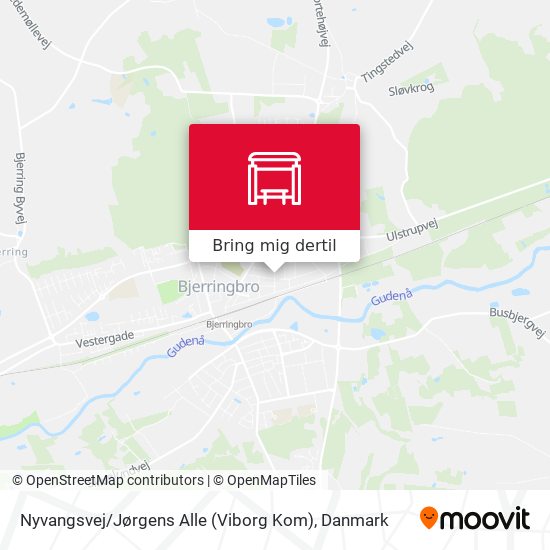 Nyvangsvej / Jørgens Alle (Viborg Kom) kort
