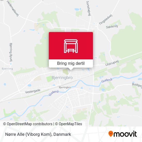 Nørre Alle (Viborg Kom) kort