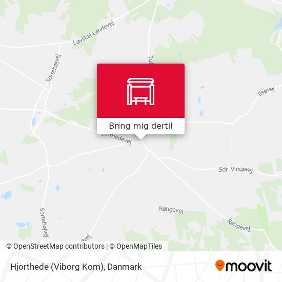 Hjorthede (Viborg Kom) kort