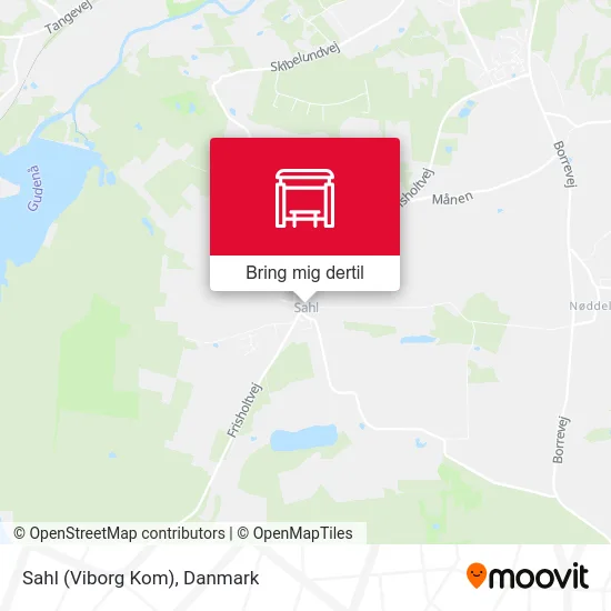 Sahl (Viborg Kom) kort