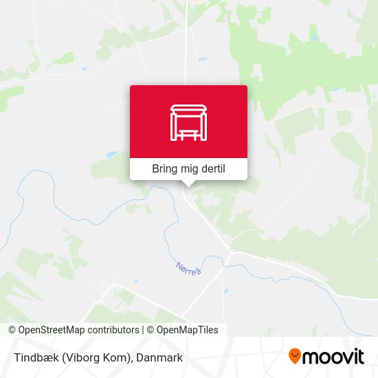Tindbæk (Viborg Kom) kort