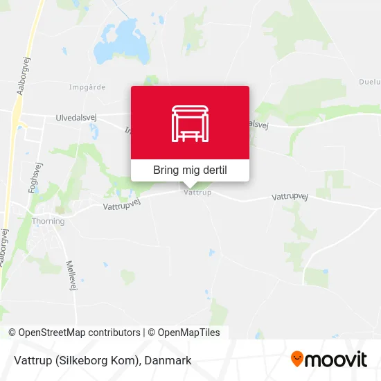 Vattrup (Silkeborg Kom) kort