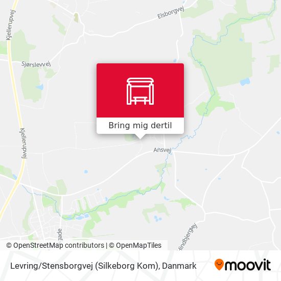 Levring / Stensborgvej (Silkeborg Kom) kort