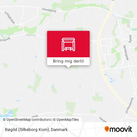 Bøgild (Silkeborg Kom) kort