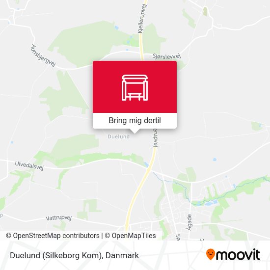 Duelund (Silkeborg Kom) kort
