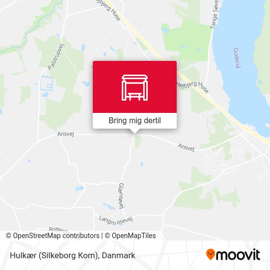 Hulkær (Silkeborg Kom) kort