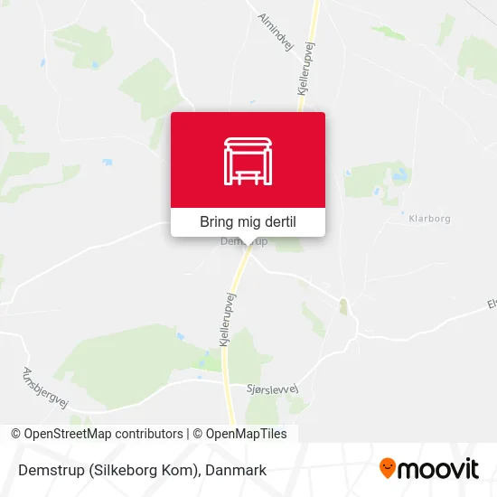 Demstrup (Silkeborg Kom) kort