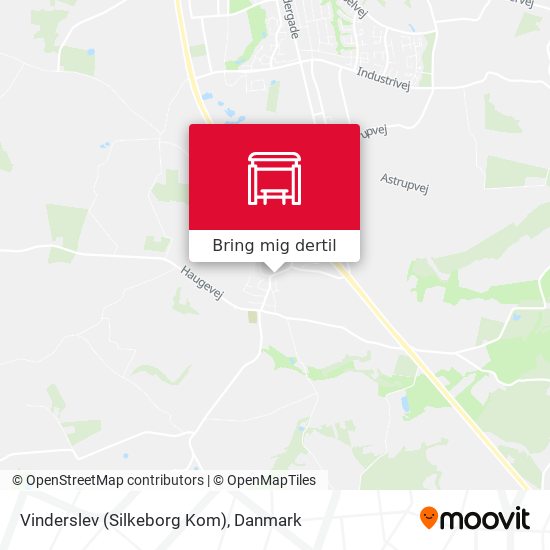 Vinderslev (Silkeborg Kom) kort