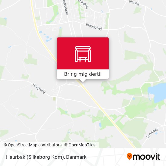 Haurbak (Silkeborg Kom) kort