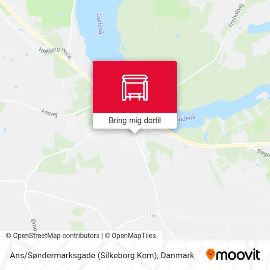 Ans / Søndermarksgade (Silkeborg Kom) kort