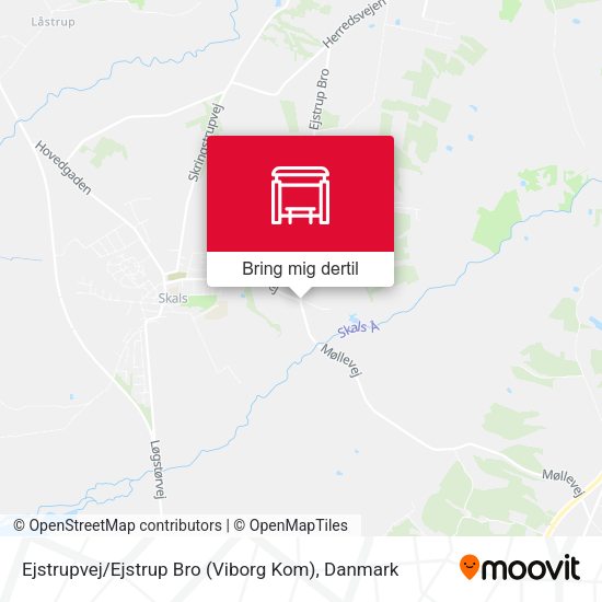 Ejstrupvej / Ejstrup Bro (Viborg Kom) kort