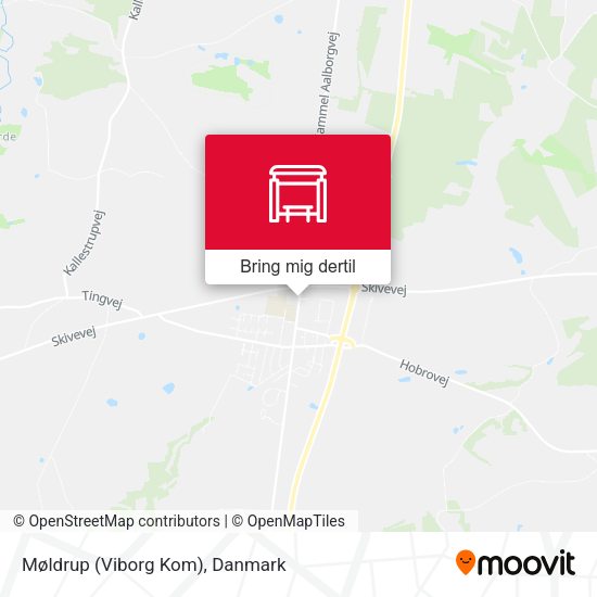 Møldrup (Viborg Kom) kort