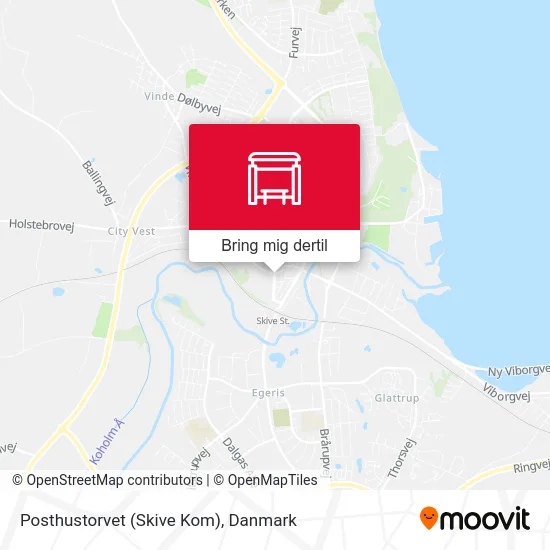 Posthustorvet (Skive Kom) kort