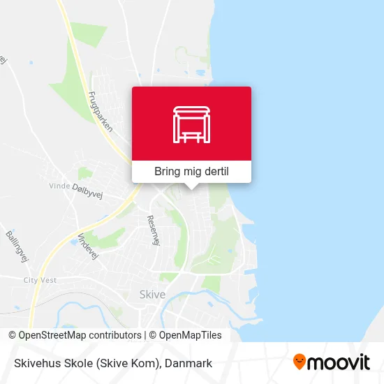 Skivehus Skole (Skive Kom) kort