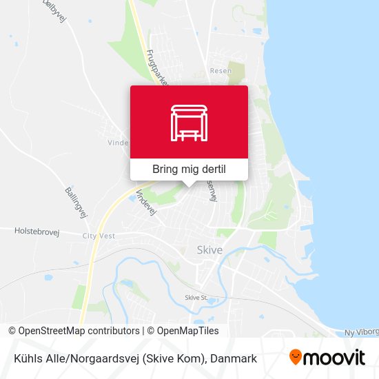 Kühls Alle / Norgaardsvej (Skive Kom) kort