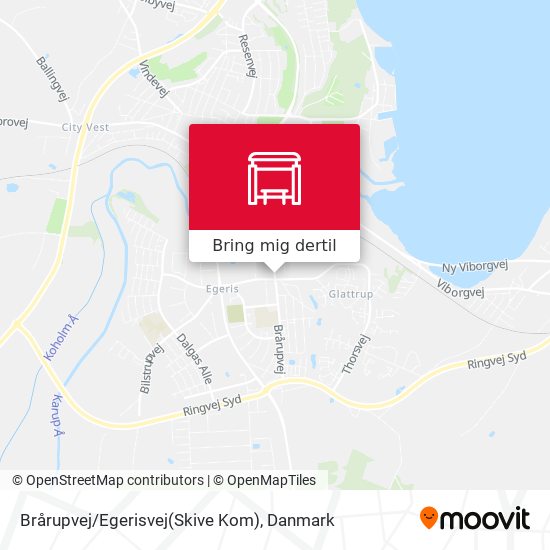 Brårupvej/Egerisvej(Skive Kom) kort