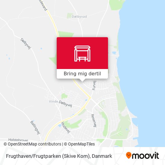 Frugthaven / Frugtparken (Skive Kom) kort