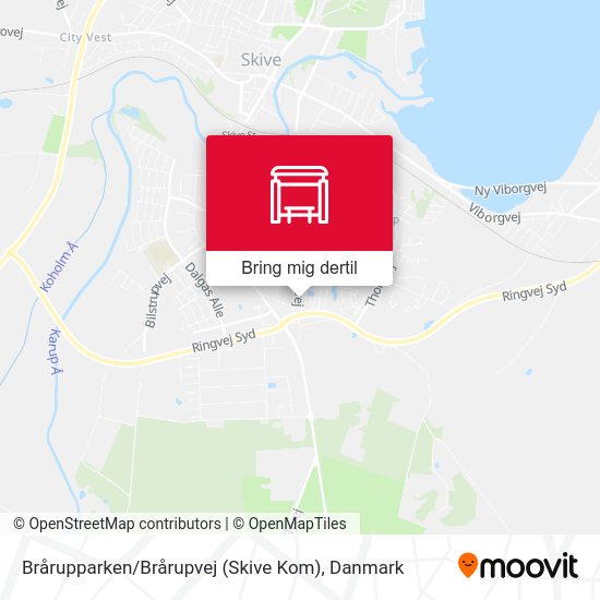 Brårupparken / Brårupvej (Skive Kom) kort