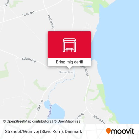 Strandet/Ørumvej (Skive Kom) kort