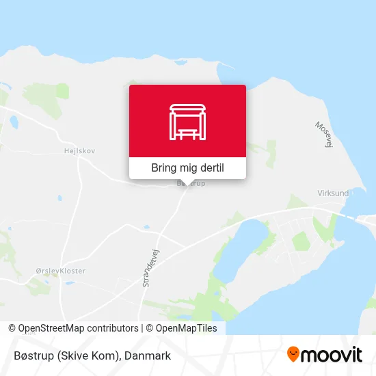 Bøstrup (Skive Kom) kort