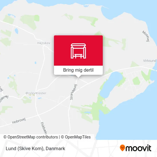 Lund (Skive Kom) kort